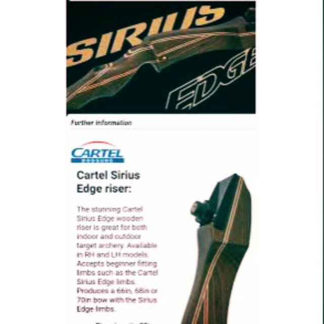 Riser cartel sirius EDGE