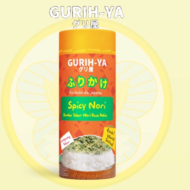 

Gurih-Ya Spicy Nori Seaweed 45gr Bumbu Tabur Nori Pedas Abon Vegan