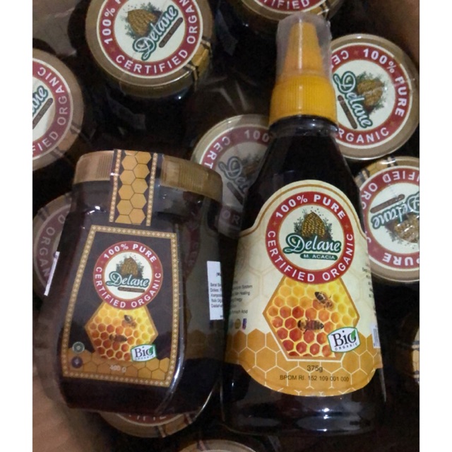 

Madu Hitam Delane Acacia Suplemen Vitamin Imun Booster Bio Organic Pure Honey