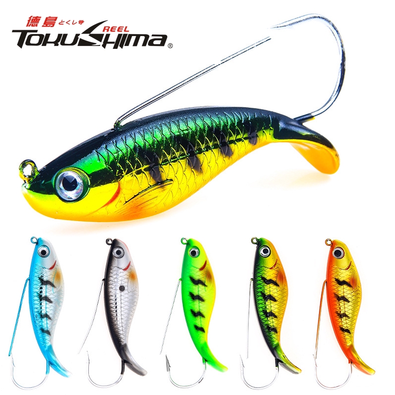 8.5cm/21.2g Umpan Mancing Umpan Pancing Umpan Pancing Buatan Alat Pancing Murah Heavy Sinking Minnow Alat Pancing CrankBait CrankSet relix nusantara Minnow Lure Umpan Ikan