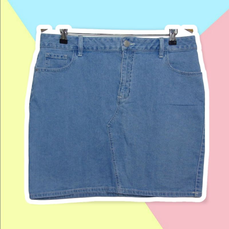 ROK JEANS WANITA BRANDED MURAH ANKO BIGSIZE JUMBO RBM-7181 SIZE 18(2)