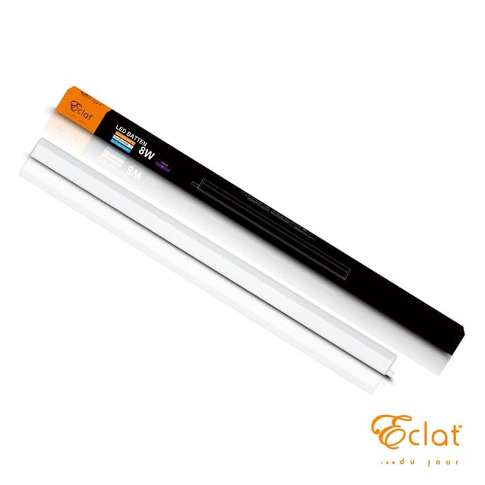 Eclat Lampu LED T5 Batten 8W Putih Setara T5 14W Neon 57cm 6500K