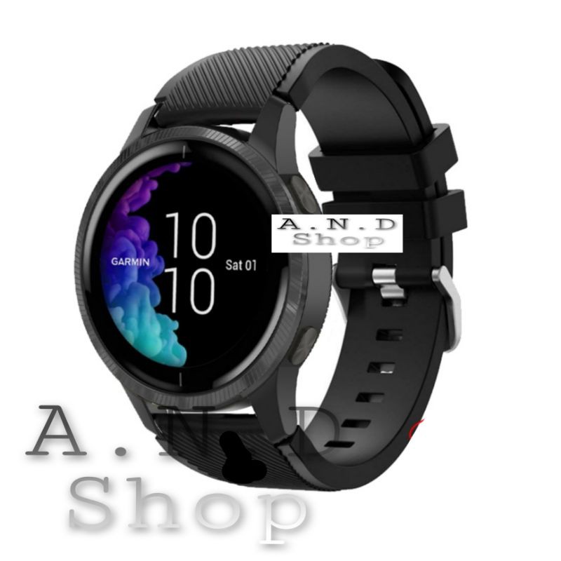 GARMIN VENU BULAT STRAP WATCH BAND TALI JAM RUBBER SILICONE SILIKON ACC SMARTWATCH ACC JAM