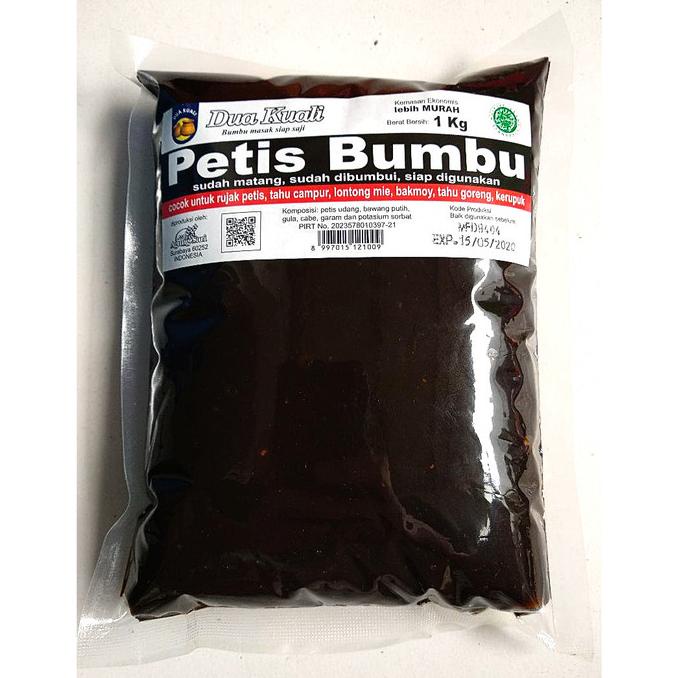 

>>>>>] Petis Bumbu Dua Kuali - kemasan 1KG cocok untuk Horeka