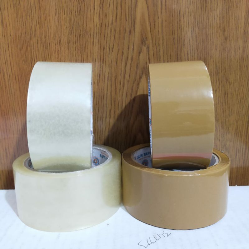 

lakban bening/coklat uk 2 inchi lakban perekat isolatip