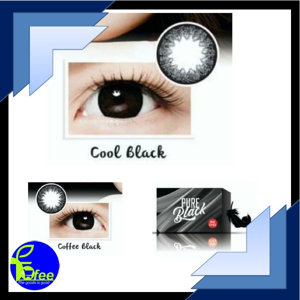 [IMPORT] - Softlens LC Pure Black BIG 16MM Kode SLC16