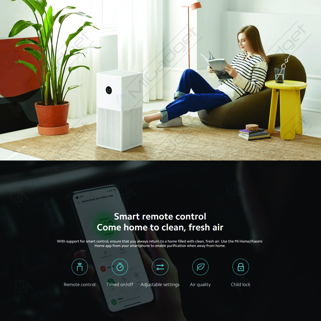 Xiaomi Smart Air Purifier 4 Lite - Penjernih Udara - Garansi Resmi