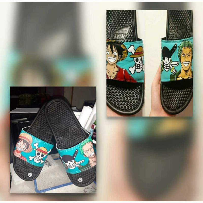 SANDAL SLOP ONPICE EDISI LUFFY &amp; ZORO