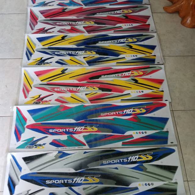 Striping Sports SS 110 FIZ R Variasi