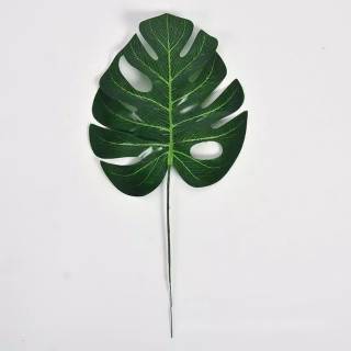 Daun Monstera Artificial Daun Hias  Palsu Ekor  Naga  Plastik 