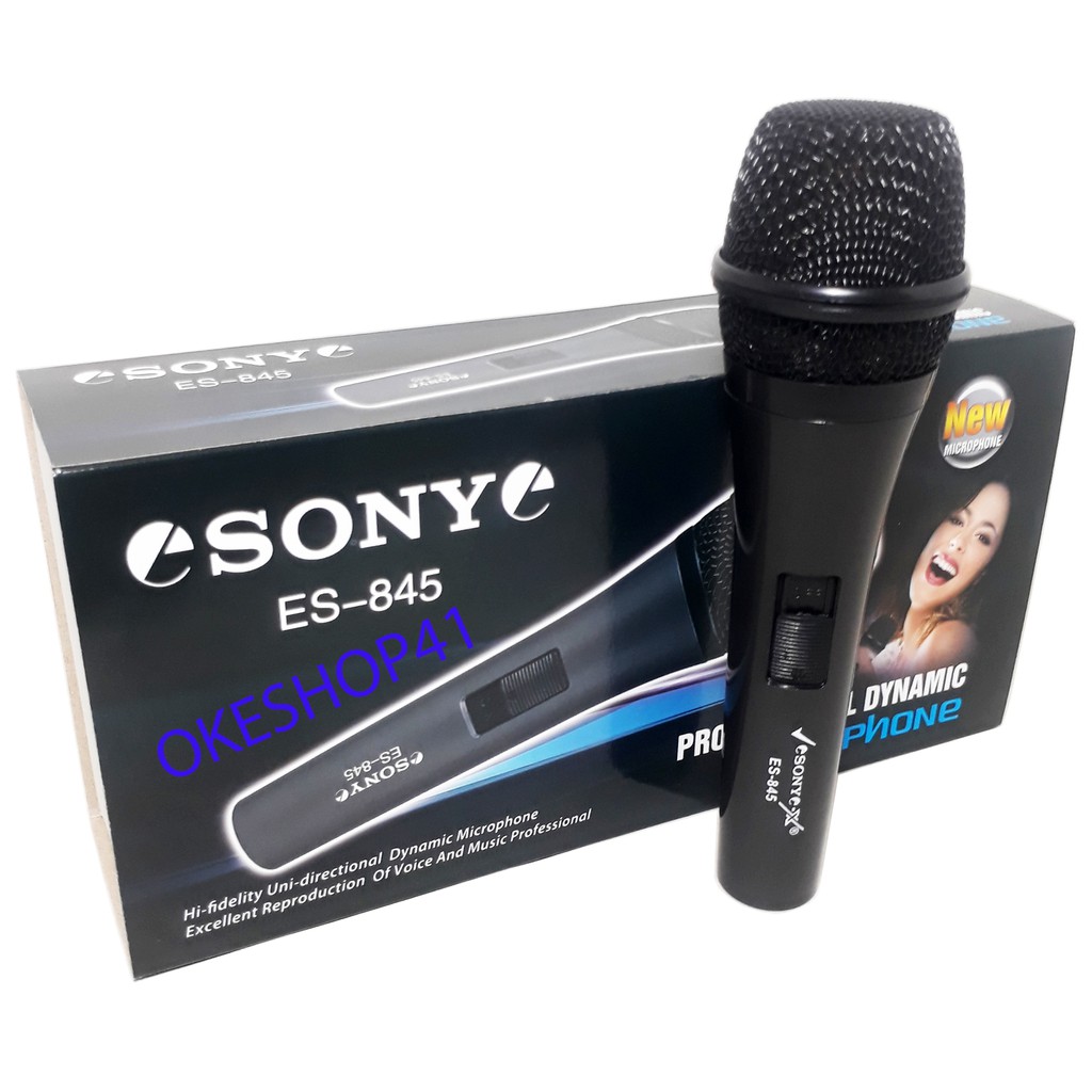 Microphone Sony ES-845 Mik / Mikropon / Mic Kabel