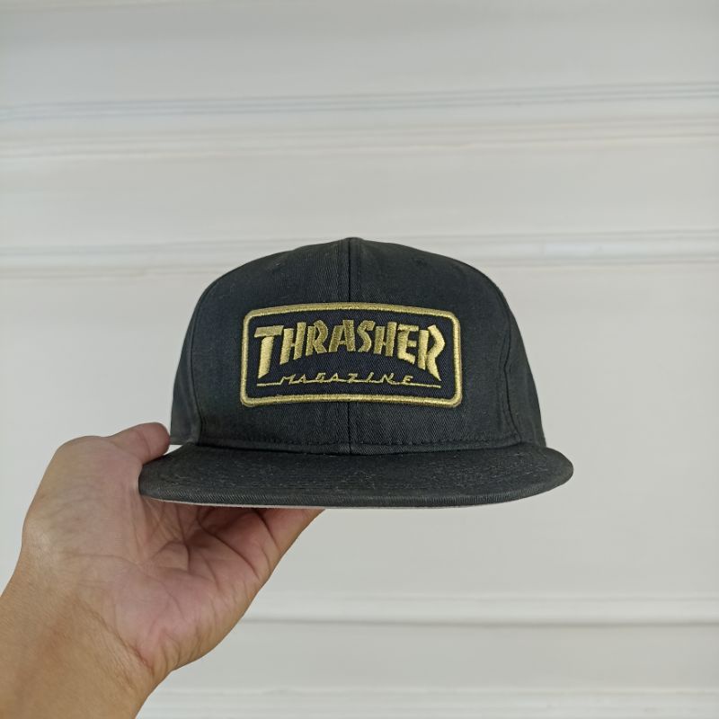 topi cap hat snapback thrasher second bekas