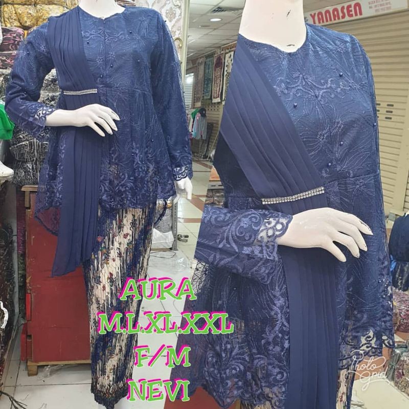 REAL PICT • SET KEBAYA SELENDANG FM NEW / KEBAYA JUMBO / KEBAYA OUTFIT MODERN-4