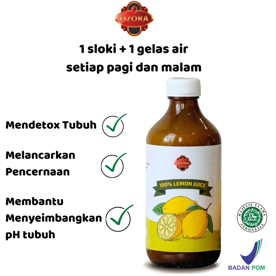 

Ozora 100% Lemon Juice