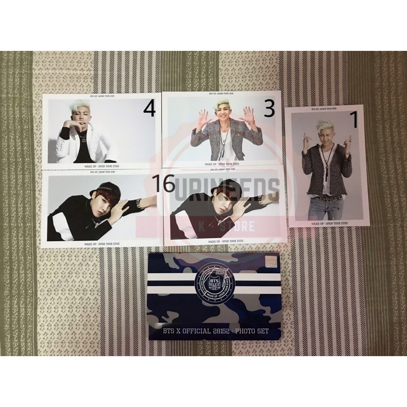[RARE] BTS WAKE UP 1st JAPAN TOUR MERCHANDISE - PHOTO SET