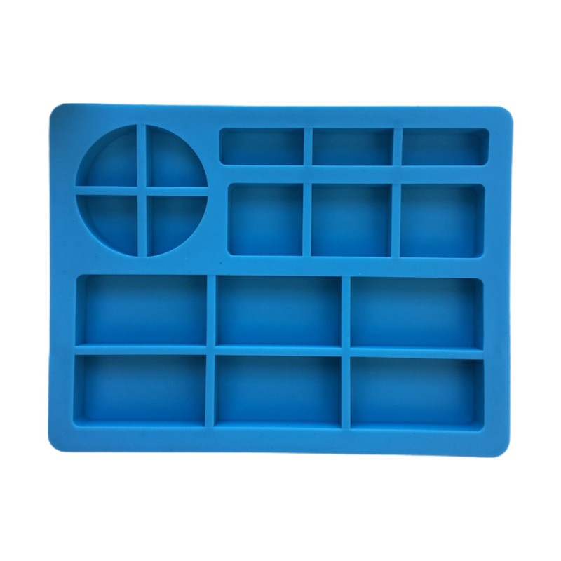 Glitter DIY Crafts Storage Container Epoxy Resin Mold Letters Makeup Tray Silicone Mould