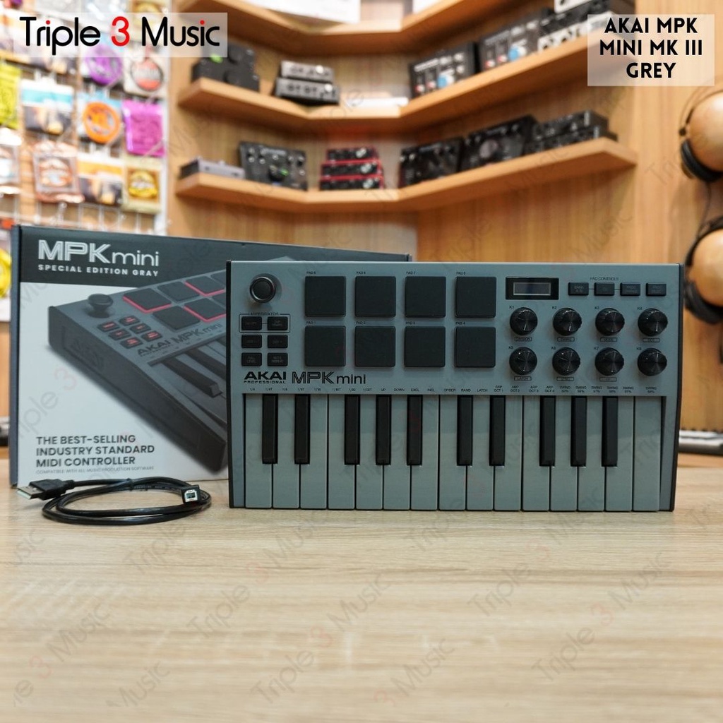 AKAI MPK MINI MK3 MK III ORIGINAL Midi Controller Multi warna