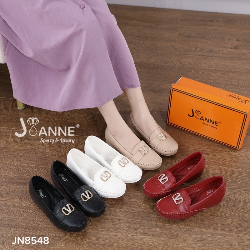 JOANNE Sepatu Wedges Shoes Import JN8548