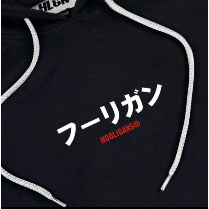 Holigans Pullover Black Hoodie Pria