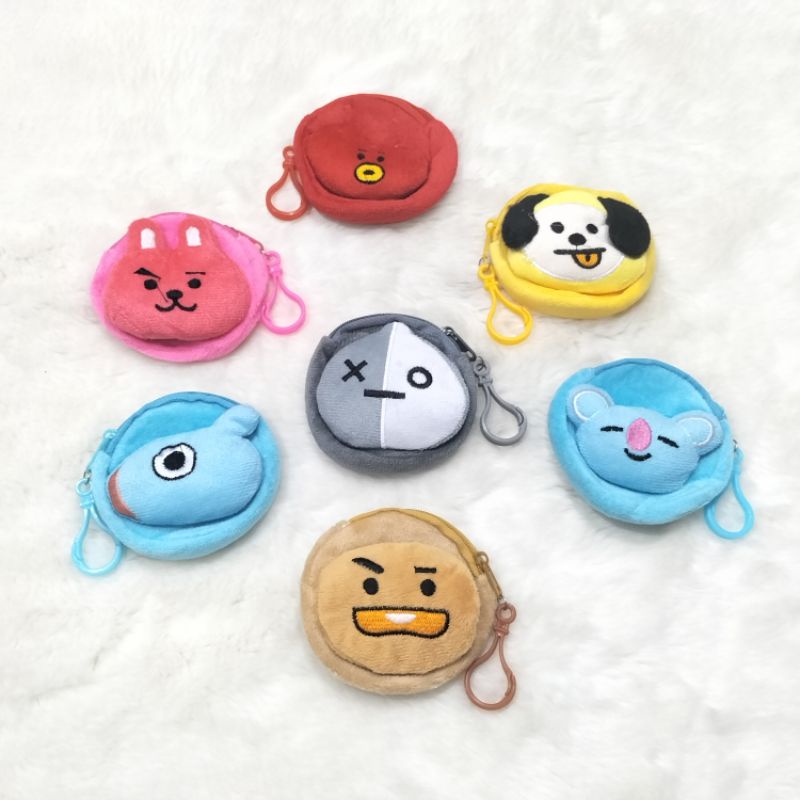 Dompet Koin Uang Receh Wallet Coin Karakter Kartun Korea