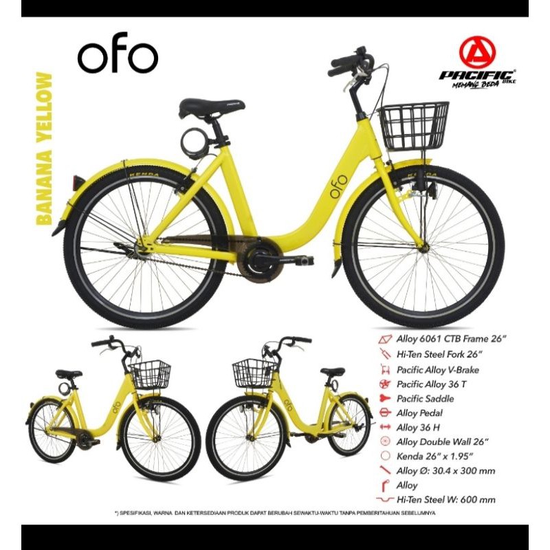 Sepeda CTB 26 Inch Pacific OFO