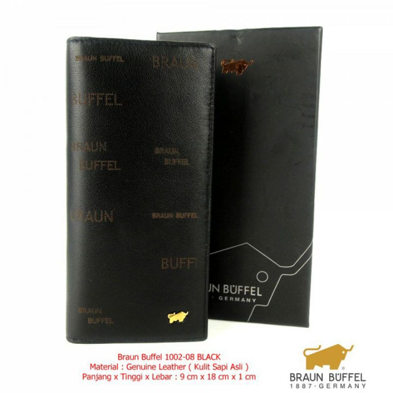 DOMPET PANJANG KULIT ASLI DOMPET PRIA KULIT ASLI DOMPET KULIT ASLI DOMPET PANJANG BRAUN BUFFEL