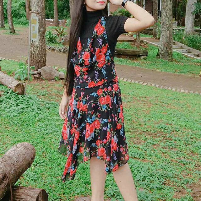 Preloved Dress bunga2
