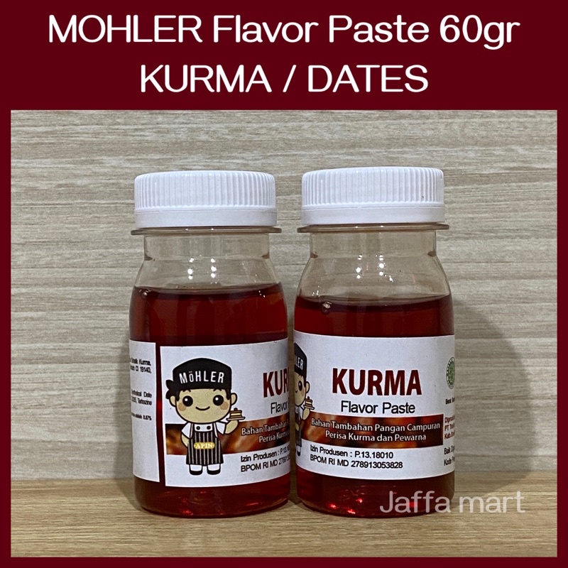 Pasta Perisa Pewarna MOHLER 60gr - KURMA / DATES