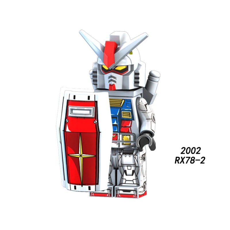 Mainan Lego Anak Single Sale Super Heroes Star Wars 2002 GUNDAM RX-78-1 Mini Building Blocks Figure