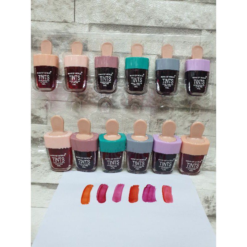 LIPTINT ETUDE HOUSE IMAN OF NOBLE ICE CREAM  LIPTINT IMAN OF NOBLE ES KRIM LIPGLOSS LIPSTIK AROMA ES