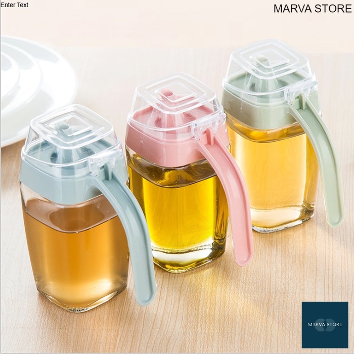 - BOTOL MINYAK GORENG BAHAN KACA TEBAL 350ML - OIL POT - BOTOL SERBAGUNA