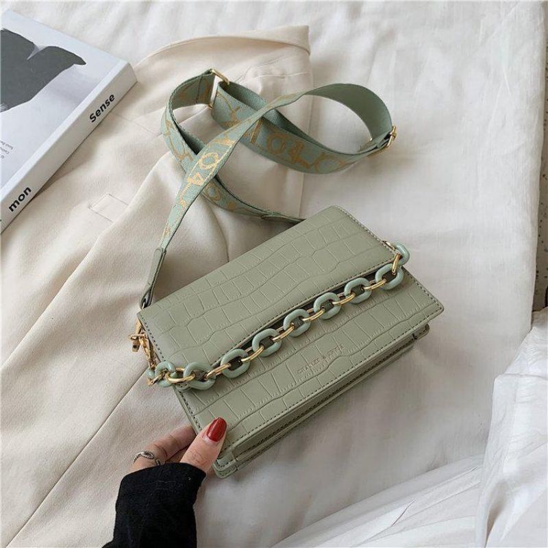 Tas Batam 2945 - Tas Wanita - Tas Selempang Croco Rantai Import