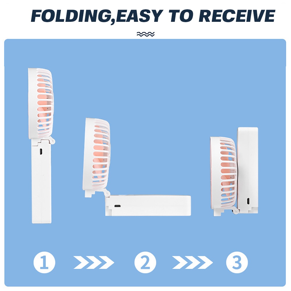 【COD+dalam stok+Pengiriman Cepat】YUN Mall Kecil  Kipas Angin Lipat  Mini Genggam Cute / foldable Mini Fan Portable Kipas Angin Meja  Dapat digunakan sebagai kipas portabel atau kipas meja / foldable USB Mini Fan Portable Selalu mendinginkan