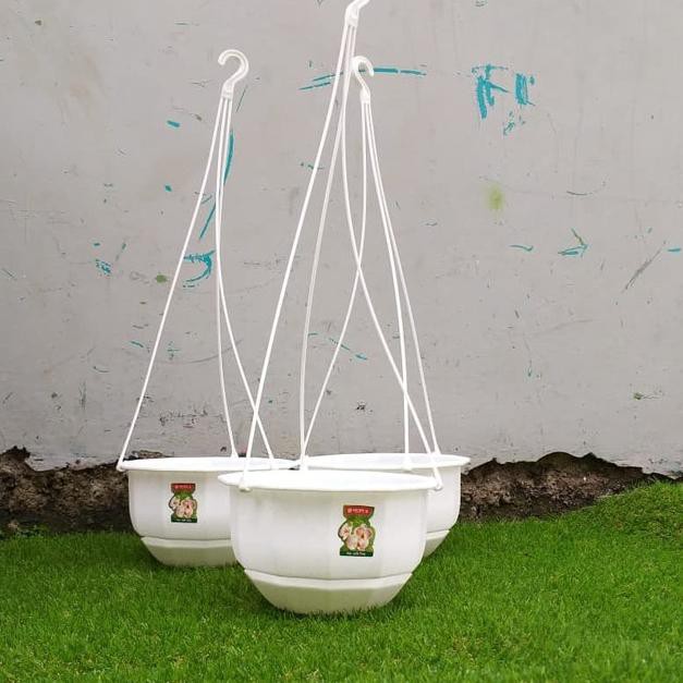 pot bunga gantung gardenia no 08 lionstar 22cm warna putih pot bunga gantung gardenia no 08 lionstar 22cm warna putih