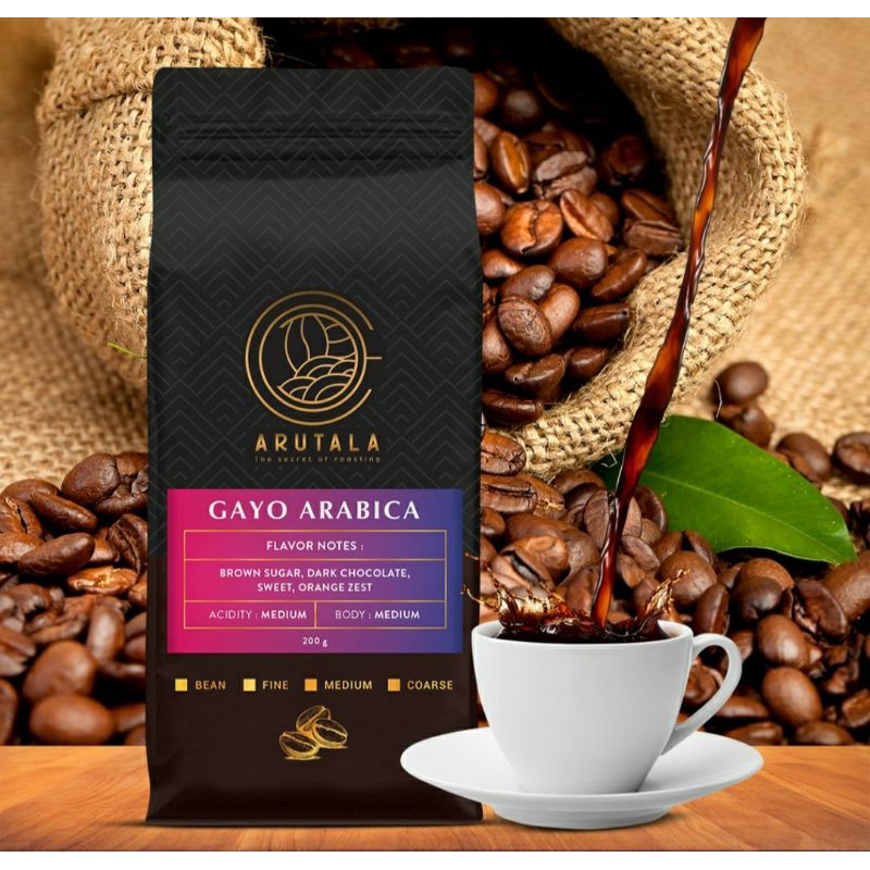 

ARUTALA kopi gayo takengon arabica coffee 200 gram