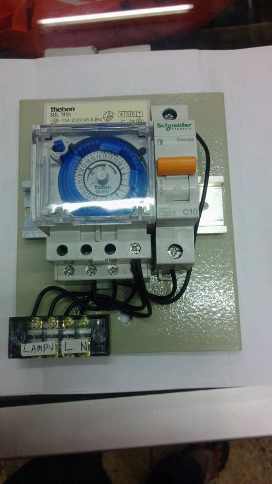 timer theben+box panel/panel lampu taman Termurah