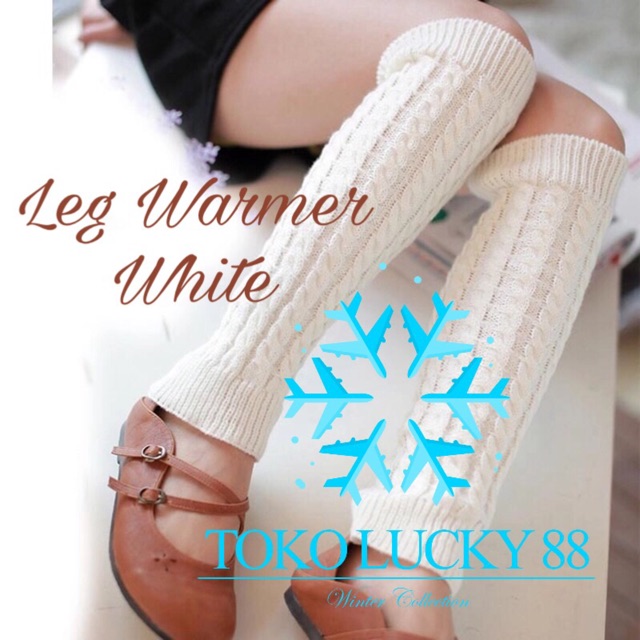 IMPORT Leg Warmer Penghangat Kaki Kaos Kaki Winter Musim Dingin Wool Asli Tebal