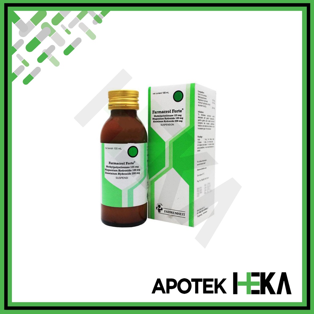Farmacrol Forte Sirup Suspensi 100 ml - Obat Maag Saluran Cerna (SEMARANG)