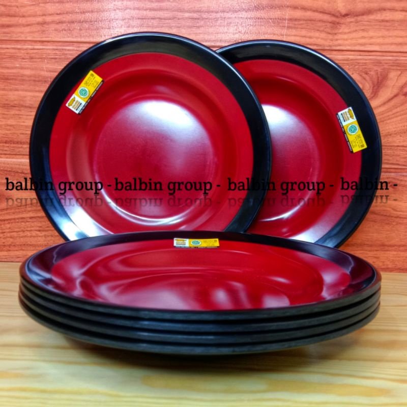 [ BALBIN ]-PIRING 9INC-PIRING MAKAN MELAMIN GOLDEN DRAGON-FOOD GTADE-