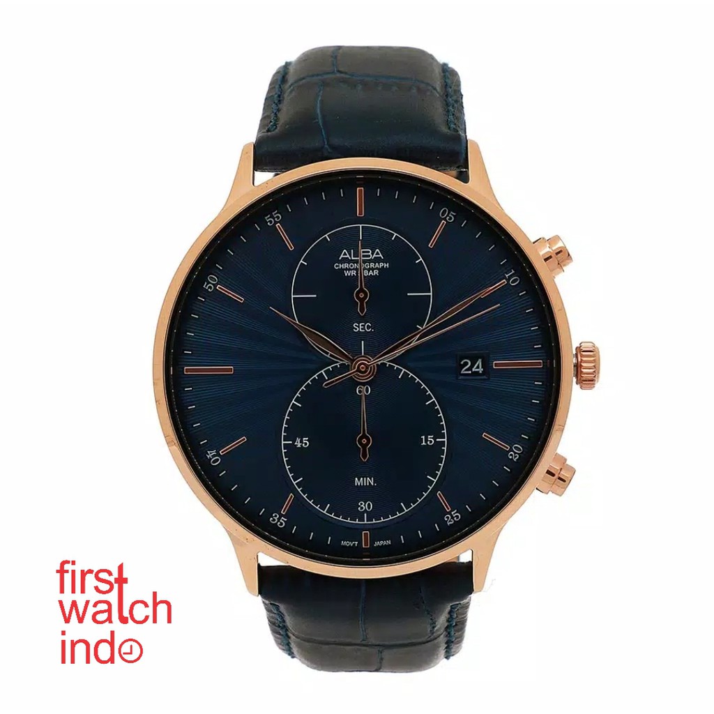 Jam Tangan Pria ALBA AW4010X1 aw4020 Navy Dial Origianal