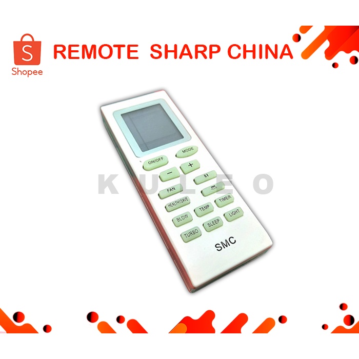 Remot AC Sharp - REMOTE AC SHARP CINA- remote sharp china
