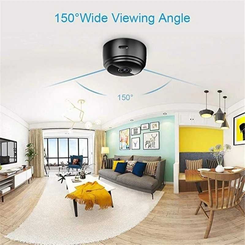 (100% BARANG ORI) Cctv Mini a9Wireless A9 Mini Camera Wifi Hd 1080P Micro Kamera kecil Smart  Kamera Anti maling kamera pengintai kamera jarak jauh Cctv Mini WiFi IP Camera CCTV 1080P - A9