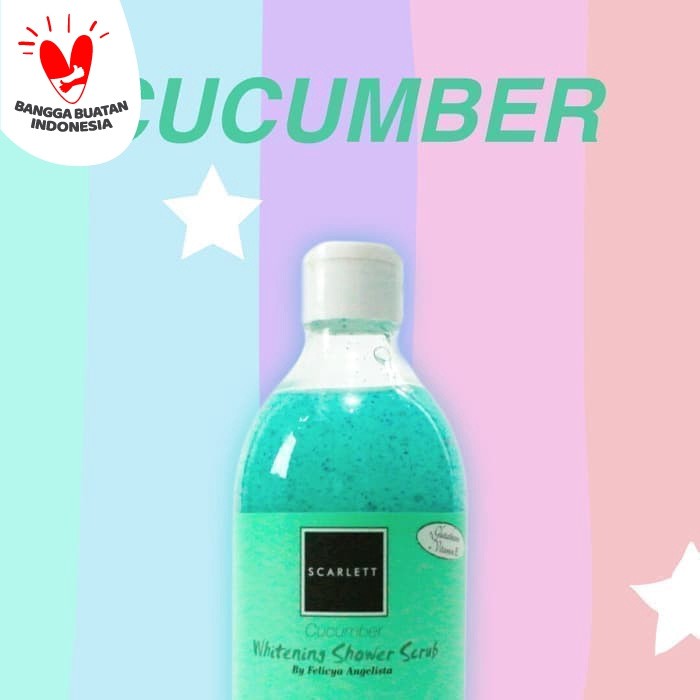 SCARLETT SHOWER SCRUB JOLLY FRESHY CHARMING / SCARLETT BODY WASH JOLLY CHARMING FRESHY WHITENING