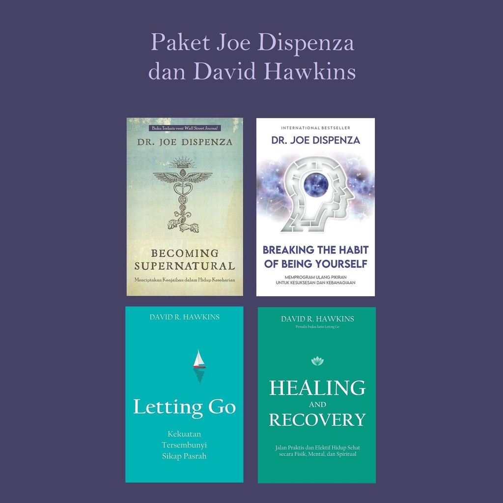 Paket Joe Dispenza dan David Hawkins