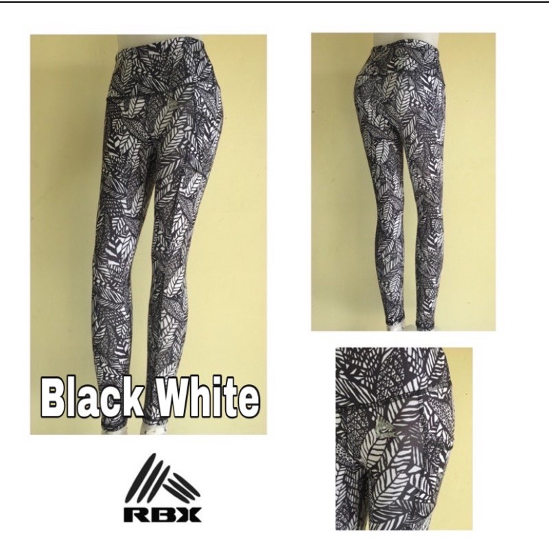 RBX Legging Celana Senam Yoga Gym Fitness Aerobic Pilates Celana Olahraga Wanita Sisa Eksport