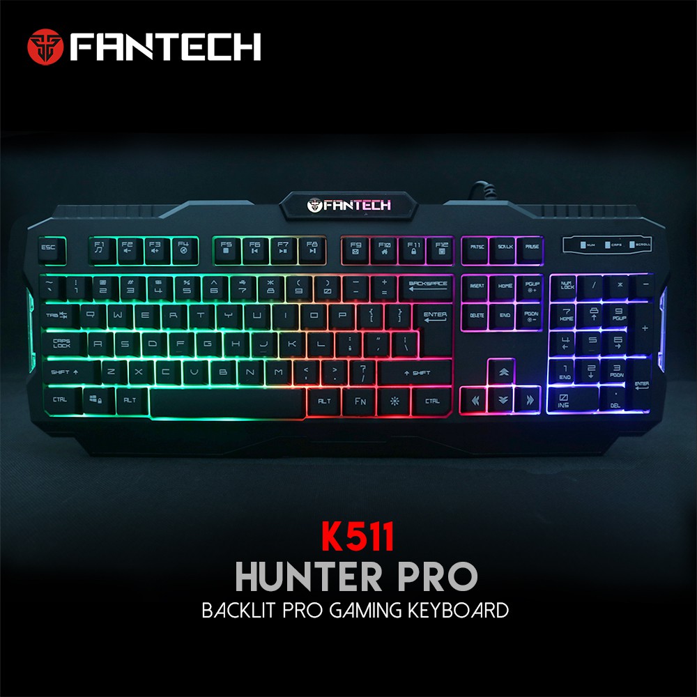 Fantech Hunter Pro K511 Backlit Pro Gaming Keyboard