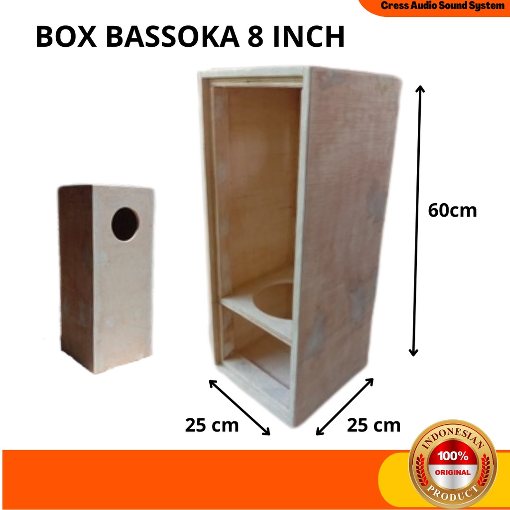Box Sound System Speaker  Bassoka Bass subwofer 6 Inch 8 Inch  Triplek