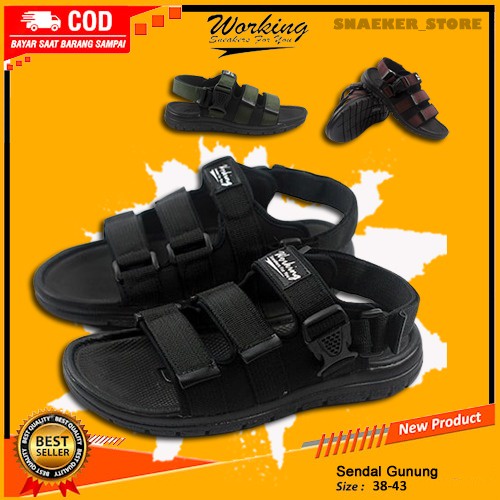 Sandal Sendal Sndal Gunung  Hiking Outdoor laki Laki Cowok Pria Wanita Cewek Perempuan Dewasa Keren 