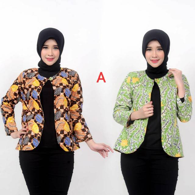 BLAZER BATIK BOLAK-BALIK BOLERO BATIK OUTER BATIK WANITA