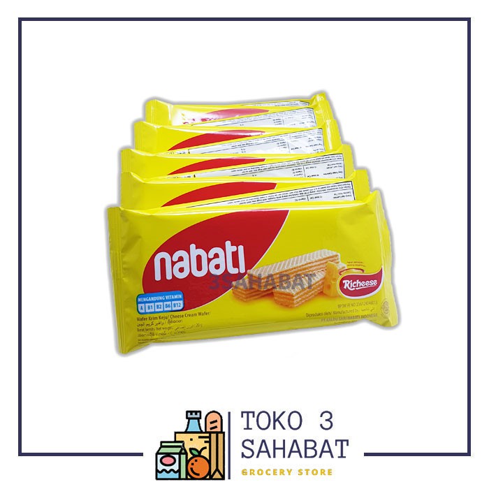 

Richeese Nabati Wafer Krim Keju